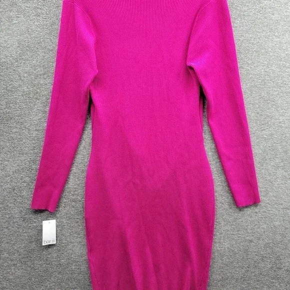 Bar III Trendy Cutout Knit Sweater Dress Bodycon Size 0X NWT - Picture 4 of 11